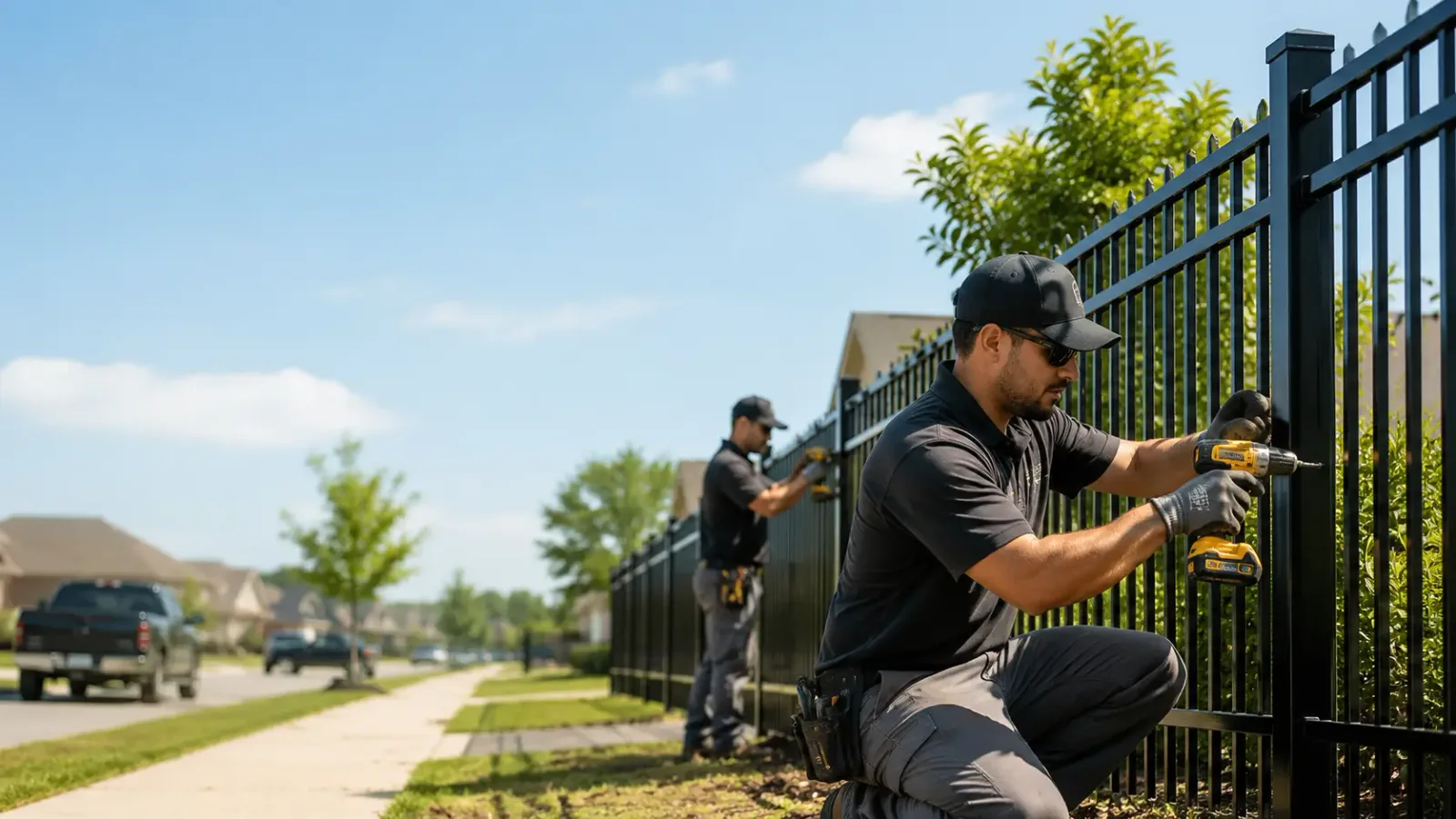 Metal Fence Installation in Hammon, OK